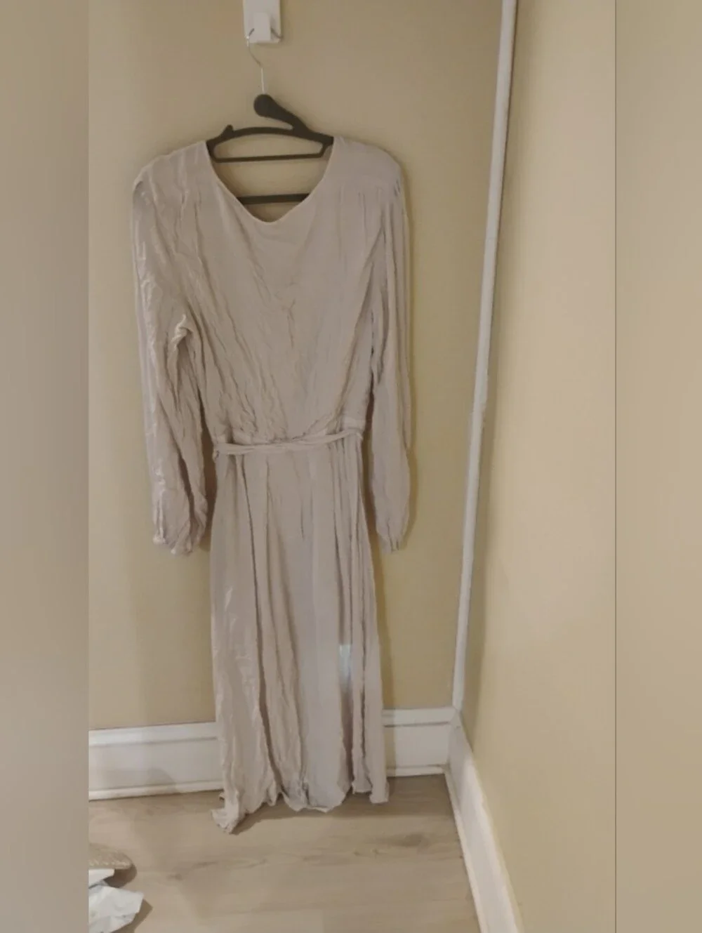 Free People Rare Say You Love Me Gauze Button Front Midi Dress 4